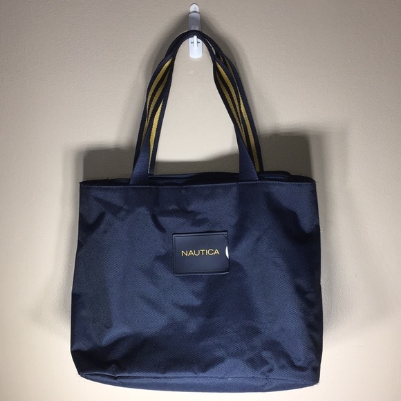 Nautica tote bag medium/large in size medium summer beach bag towel bag computer - Picture 2 of 10